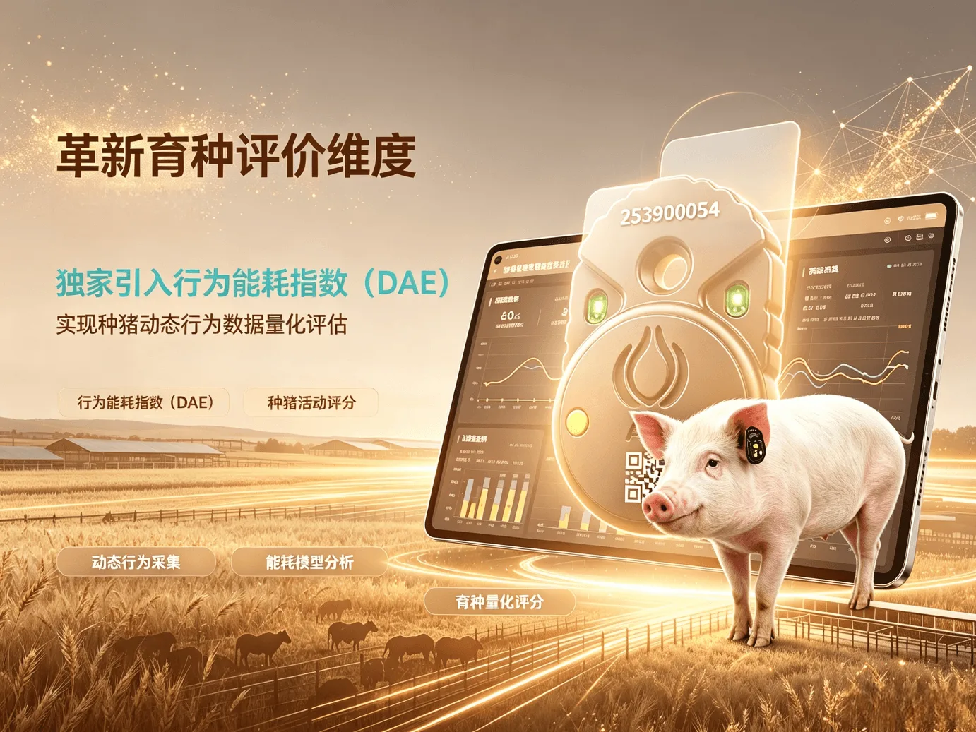 种猪行为能耗指数DAE育种评估