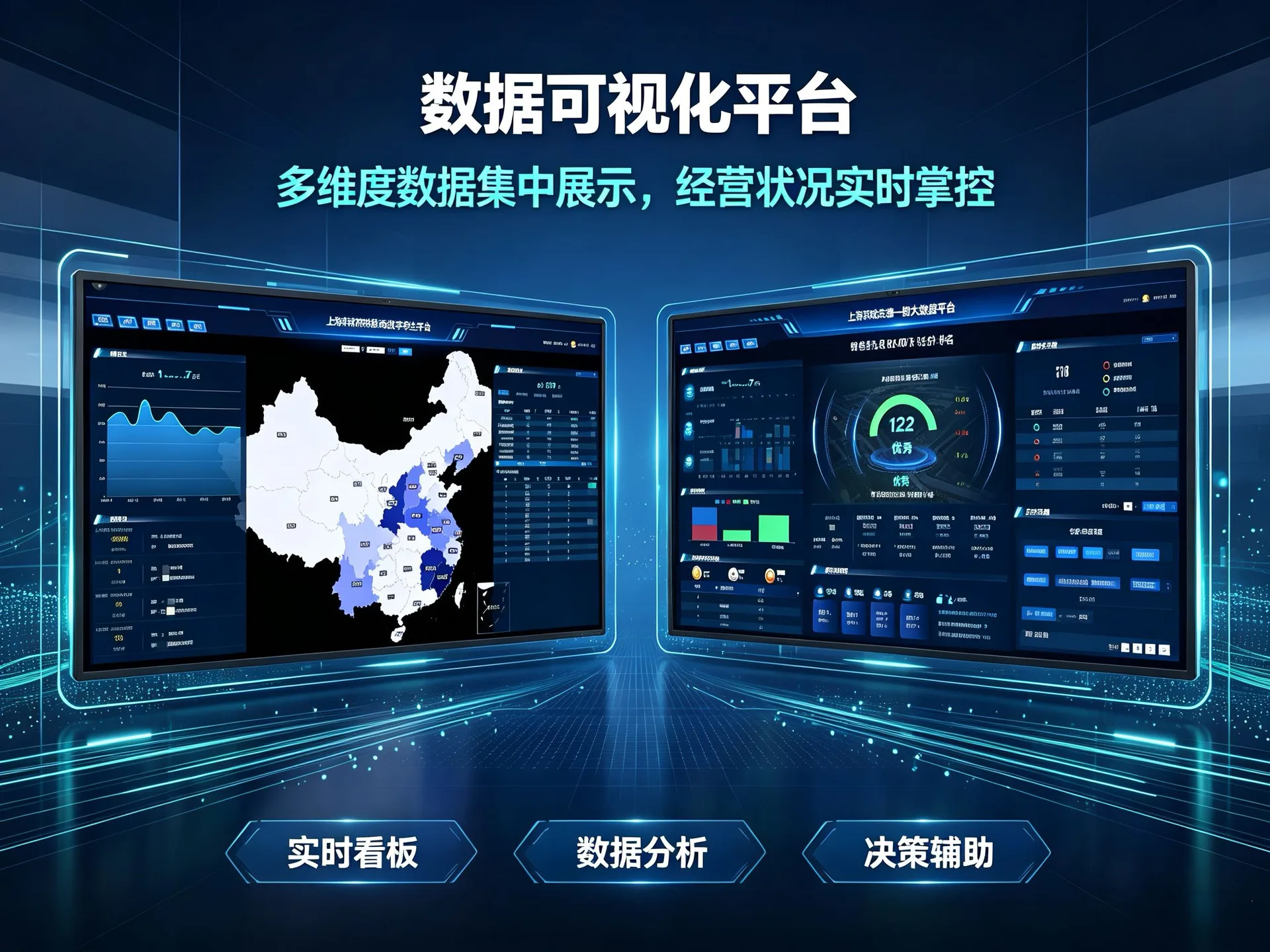 互牧云数据可视化界面