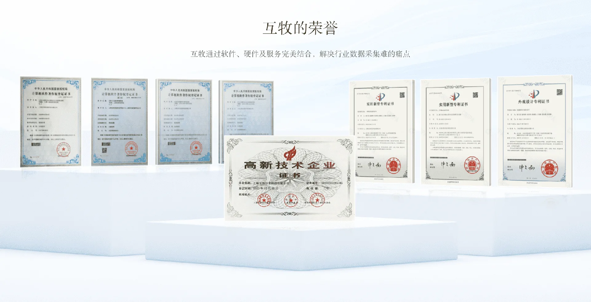 互牧科技技术与品牌荣誉